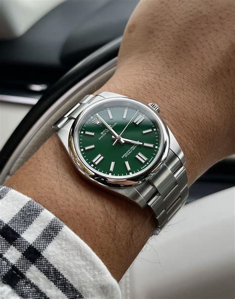 rolex ouster perpetual green